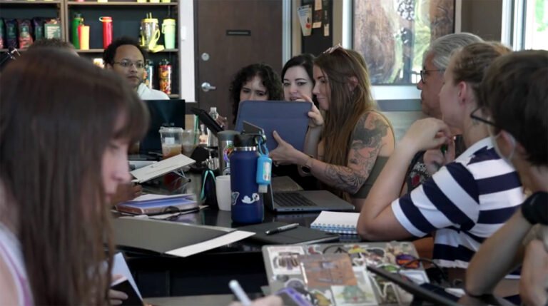 The NASH Illustrators gathered together