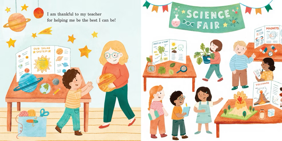 A Thank You Letter To My Teacher - interior pages